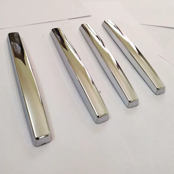 Checkmate Universal Car Door Guard Scratch Protector Set Of 4 (Chrome)