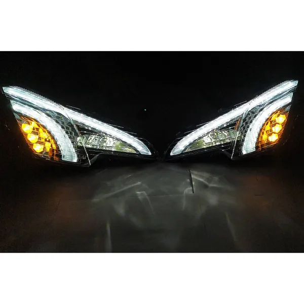 Ford Ecosport 2018 Onwards LED DRL Daytime Running Lights  With Matrix Turn Signal & LED Fog Lamp