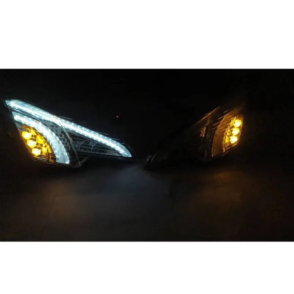 Ford Ecosport 2018 Onwards LED DRL Daytime Running Lights  With Matrix Turn Signal & LED Fog Lamp