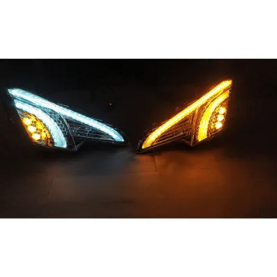 Ford Ecosport 2018 Onwards LED DRL Daytime Running Lights  With Matrix Turn Signal & LED Fog Lamp