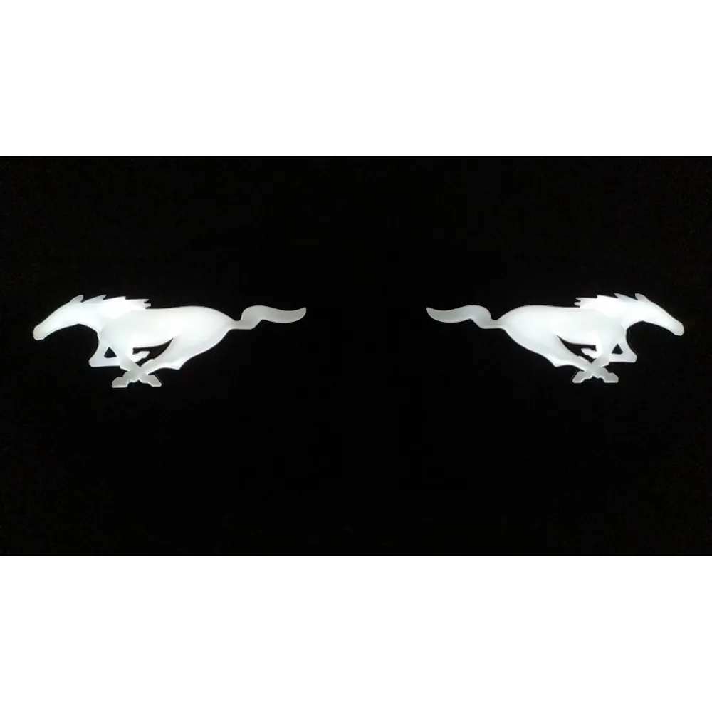 Ford New Endeavour 2016 Onwards Fender LED DRL Light Mustang Logo (Set of 2Pcs.)