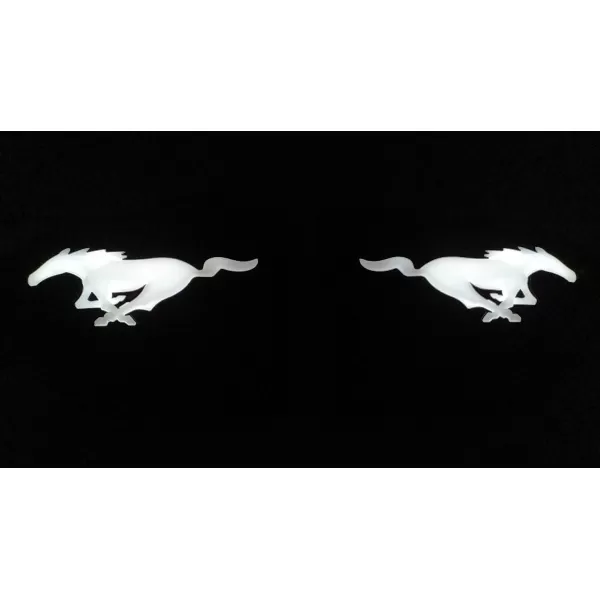 Ford New Endeavour 2016 Onwards Fender LED DRL Light Mustang Logo (Set of 2Pcs.) Ford New Endeavour 2016 Onwards Fender LED DRL Light Mustang Logo (Set of 2Pcs.)