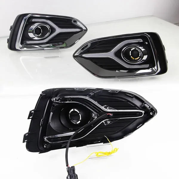 Hyundai Verna 2017-2019 Front LED DRL Day Time Running Light (Set of 2Pcs.) Hyundai Verna 2017-2019 Front LED DRL Day Time Running Light (Set of 2Pcs.)