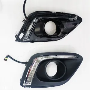 Maruti Suzuki Swift 2014-2017 LED Front DRL Day Time Running Lights (Set of 2Pcs.)