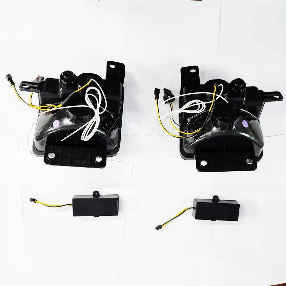 Mahindra Thar 2020 Onward Front Fender LED Strip DRL Light With Matrix Turn Signal (Set of 2Pcs.)