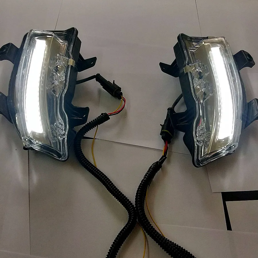 Mahindra Xuv 300 2019 Onward LED DRL Light  Moving With Matrix Turn Signal - Imported (Set of 2Pcs.)