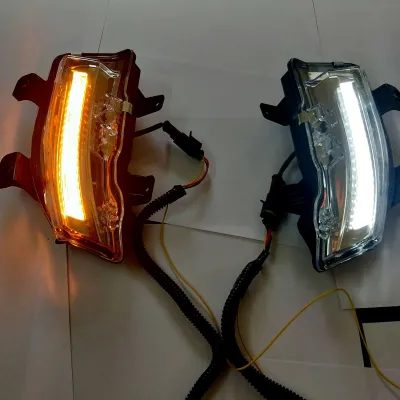 Mahindra Xuv 300 2019 Onward LED DRL Light  Moving With Matrix Turn Signal - Imported (Set of 2Pcs.)