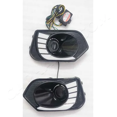 Maruti Dzire 2017 - 2019 Led DRL Daytime Running Lights With Matrix Turn Signal - Set of 2Pcs