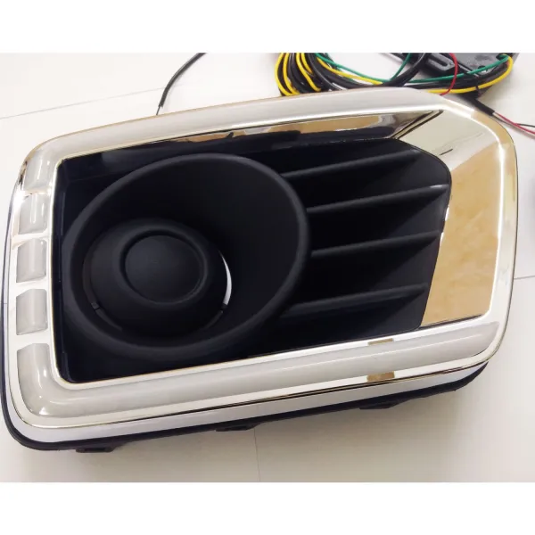 Maruti Vitara Brezza 2020 - 2021 LED DRL Daytime Running Light With Matrix Turn Signal -  Set of 2