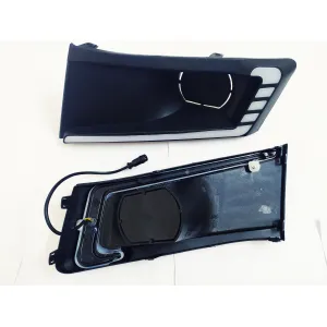 Maruti Vitara Brezza 2016 - 2019 LED DRL Daytime Running Light With Matrix Turn Signal -  Set of 2.
