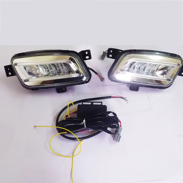 Ford New Endeavour Front LED DRL Daytime Running Light & Fog Lamp with Indicator (Set of 2Pcs.) Ford New Endeavour Front LED DRL Daytime Running Light & Fog Lamp with Indicator (Set of 2Pcs.)
