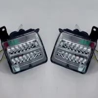 Mahindra Thar 2020 Onward Front Fender LED DRL Light With Matrix Turn Signal - Set of 2