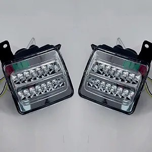 Mahindra Thar 2020 Onward Front Fender LED DRL Light With Matrix Turn Signal - Set of 2