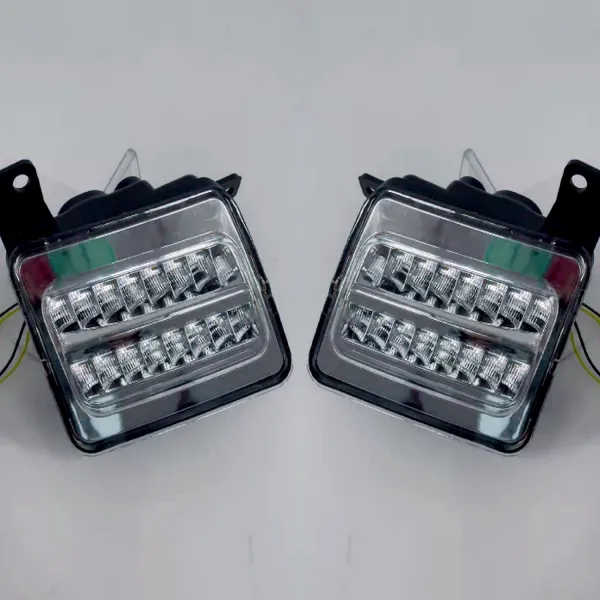 Mahindra Thar 2020 Onward Front Fender LED DRL Light With Matrix Turn Signal - Set of 2