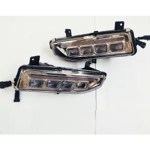 Nissan Kick LED DRL Daytime Running Lights With Matrix Turn Signal & LED Fog Lamp - (Set of 2Pcs.) Nissan Kick LED DRL Daytime Running Lights With Matrix Turn Signal & LED Fog Lamp - (Set of 2Pcs.)