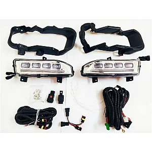 Nissan Kick LED DRL Daytime Running Lights  With Matrix Turn Signal & LED Fog Lamp - (Set of 2Pcs.)