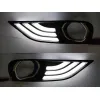 Tata New Tigor Facelift 2020 Front LED DRL Day Time Running Lights with Matrix Turn Signal Indicator (Set of 2Pcs.)