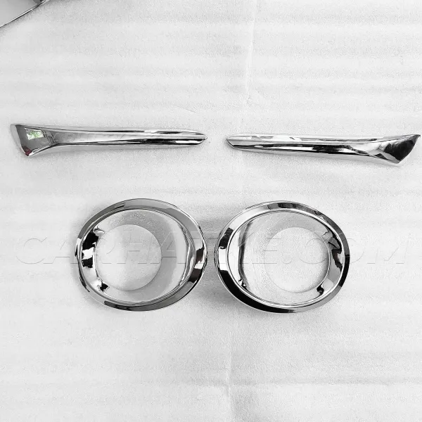Maruti Suzuki New Baleno 2nd Generation 2022 Onward Fog Lamp Chrome Ring Cover Trim With Lip Set Of 2 Maruti Suzuki New Baleno 2nd Generation 2022 Onward Fog Lamp Chrome Ring Cover Trim With Lip Set Of 2