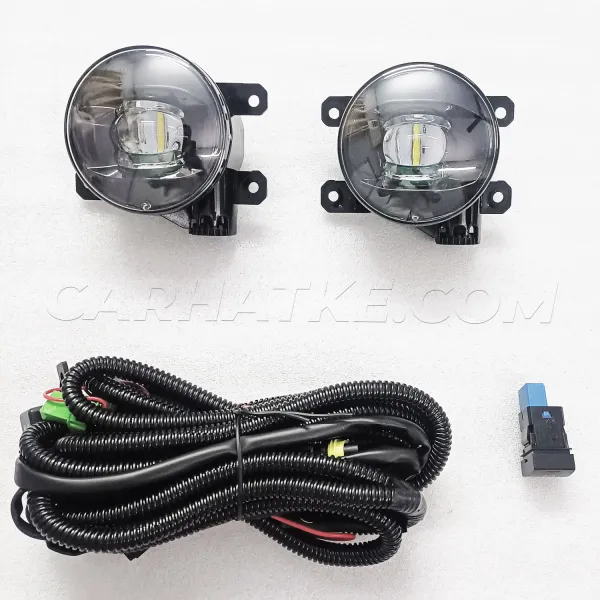 Maruti Suzuki  Baleno 2022 And Brezza 2022 LED Fog Lamp with Wiring OEM Switch - Set of 2