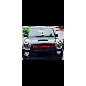Mahindra New Scorpio 2014 Onward Logo Custom Style Front Grill