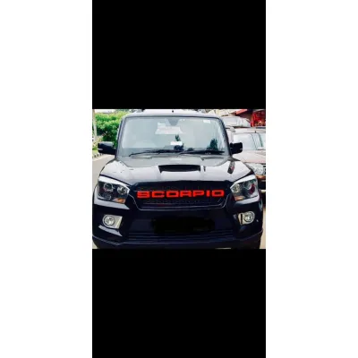 Mahindra New Scorpio 2014 Onward Logo Custom Style Front Grill