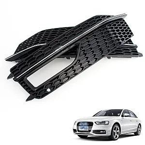 Audi A4 2013-2016 Front Bumper Fog Light Grill (Set of 2 Pcs.)