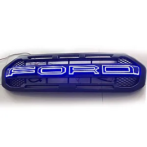 Ford Logo Style Front Grill With LED Lights For New Endeavour 2019 in High Quality ABS Plastic