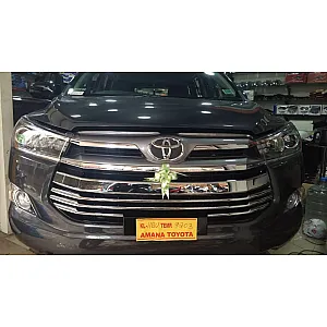 Toyota Innova Crysta O.E Type Front Chrome Trims Grills Set of 10
