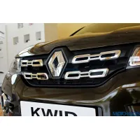 Custom Style Front Chrome Grill Chrome Trims For Renault Kwid Custom Style Front Chrome Grill Chrome Trims For Renault Kwid