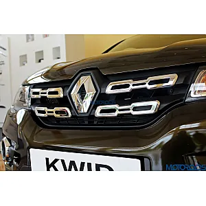 Custom Style Front Chrome Grill Chrome Trims For Renault Kwid