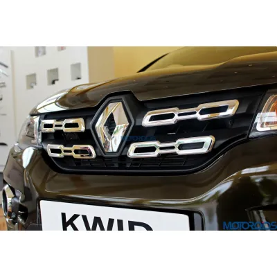 Custom Style Front Chrome Grill Chrome Trims For Renault Kwid Custom Style Front Chrome Grill Chrome Trims For Renault Kwid