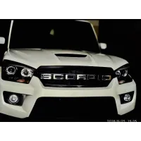 Mahindra New Scorpio 2014 Onward Logo Custom Style Front Grill