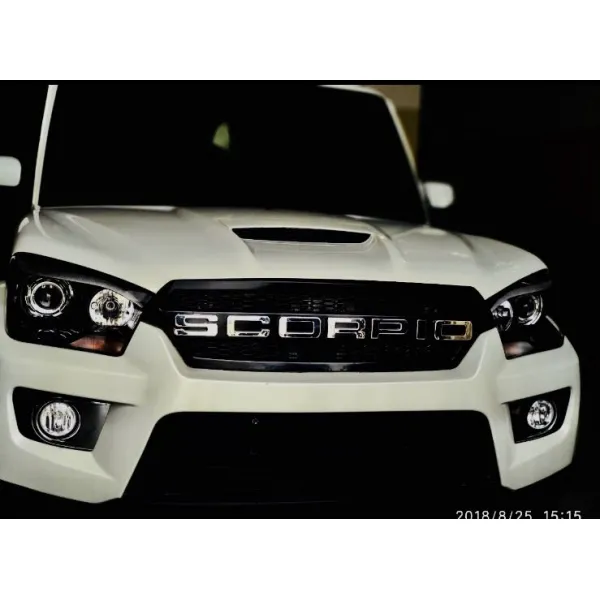 Mahindra New Scorpio 2014 Onward Logo Custom Style Front Grill Mahindra New Scorpio 2014 Onward Logo Custom Style Front Grill