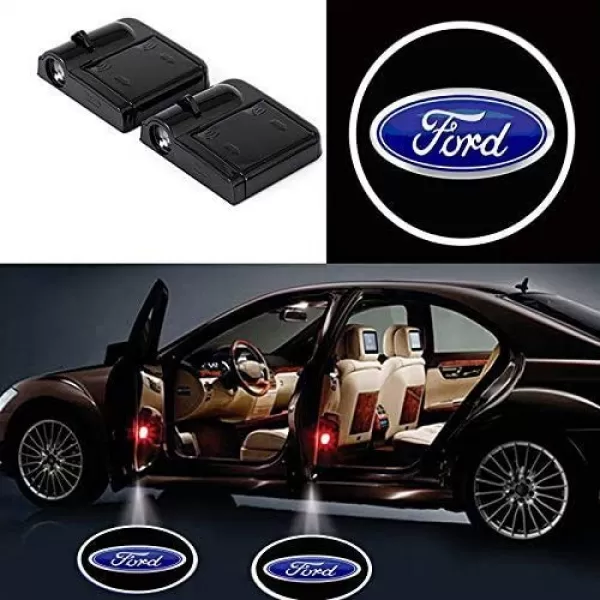 Wireless Car Welcome Logo Shadow Projector Ghost Lights Kit for All Cars