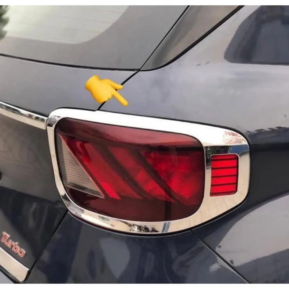 Hyundai Venue Tail light and Head Light Chrome Cover Trims Set Of 6