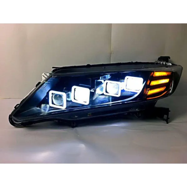 Honda City 2014-2017 Bugati Style Modified Headlight with Drl and Projector Lamp (Set of 2Pcs.)