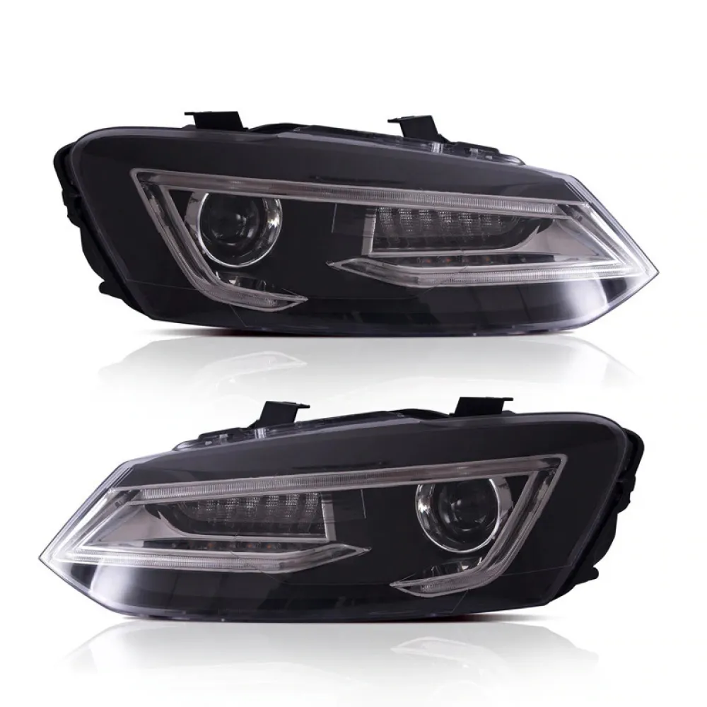 Volkswagen Polo Modified Headlight with Drl and Projector Lamp (Set of 2Pcs.)