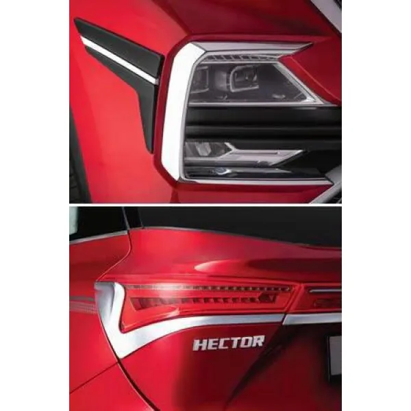 MG Hector Chrome Garnish Accessories Full Combo Pack 18 Pieces- Imported MG Hector Chrome Garnish Accessories Full Combo Pack 18 Pieces- Imported