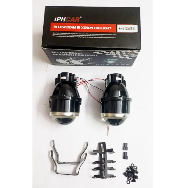 IPH Car Projector Fog Lamp 3 Inch Universal M612 - Clear lens