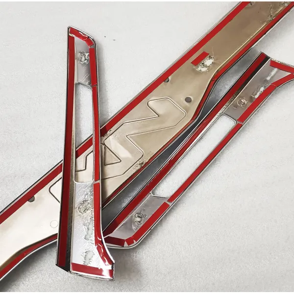 Cnleague Number Plate Chrome Garnish for Kia Seltos 2021-23 - New Logo