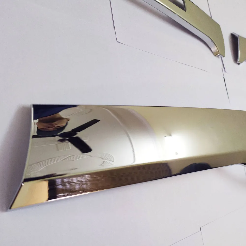 Cnleague Number Plate Chrome Garnish for  Kia Seltos 2019-21 - Old Logo