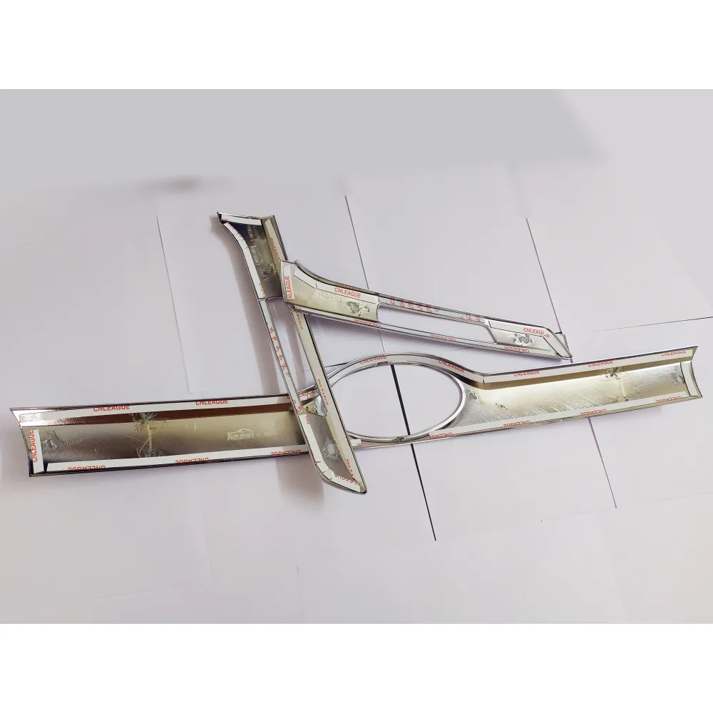 Cnleague Number Plate Chrome Garnish for  Kia Seltos 2019-21 - Old Logo