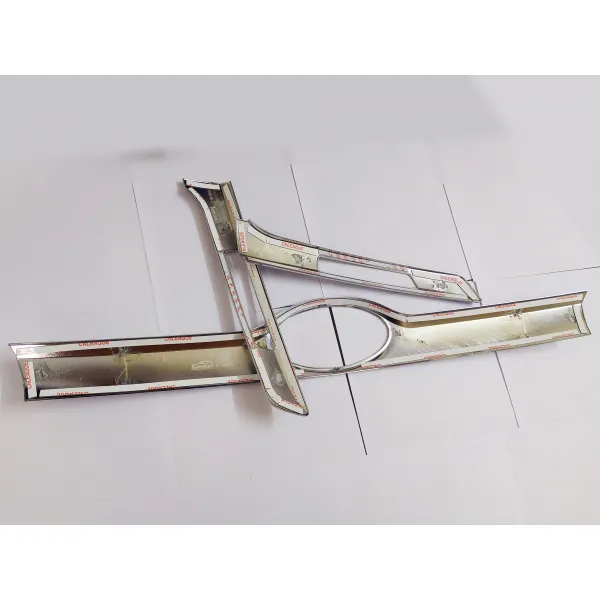 Cnleague Number Plate Chrome Garnish for  Kia Seltos 2019-21 - Old Logo