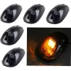 Roof Marker Hummer Style LED Lights with Smoke Glass Amber Color For ALL SUV's Set of 5 -16 LED Roof Marker Hummer Style LED Lights with Smoke Glass Amber Color For ALL SUV's Set of 5 -16 LED