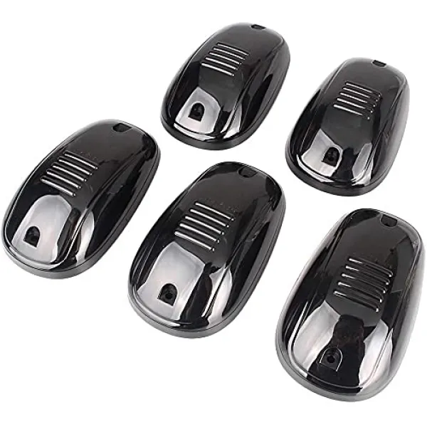 Roof Marker Hummer Style LED Lights with Smoke Glass Amber Color For ALL SUV's Set of 5 -16 LED Roof Marker Hummer Style LED Lights with Smoke Glass Amber Color For ALL SUV's Set of 5 -16 LED