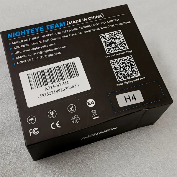 Original NightEye H4 LED Bulb High /Low Beam 72W 6500K Original NightEye H4 LED Bulb High /Low Beam 72W 6500K