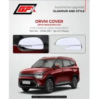 GFX Kia Carens 2022 Onward ORVM Chrome Cover with Indicator Cut Set of 2