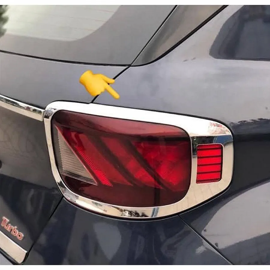 Cnleague Hyundai Venue 2019-22 Tail Lamp Chrome Garnish