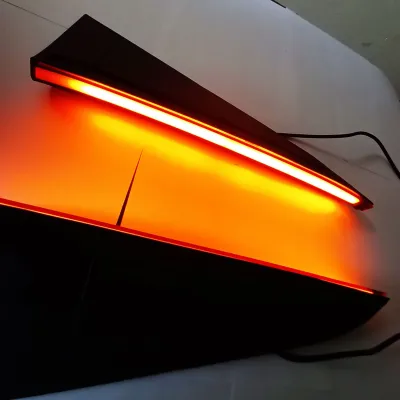 Hyundai Venue 2019-22 LED Rear Pillar Cluster Lights with Moving Matrix Turn Indicator - (Set of 2Pcs.)