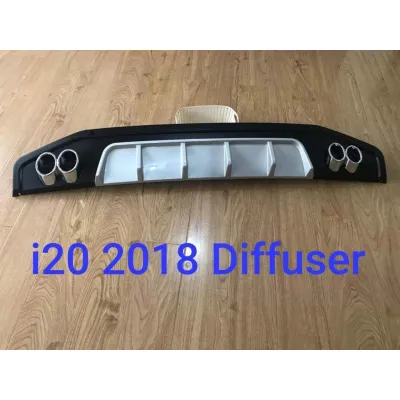 Sporty Rear Diffuser For Hyundai i20 Elite Facelift 2018-2020